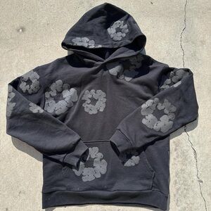 Stylish Black Graphic Hoodie